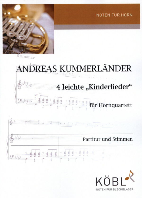 Kummerl Nder Andreas Vier Leichte Kinderlieder F R Das Junge