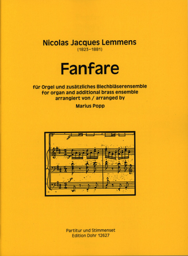 Lemmens, Nicolas Jacques (1823-1881) - Fanfare Für Blechbläserquartett ...