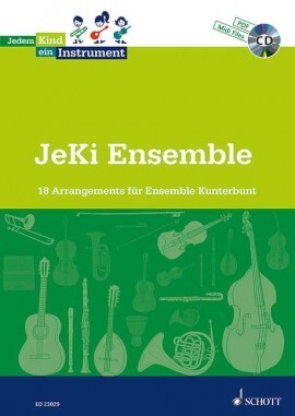 JeKi Ensemble (+mp3-CD +Midifiles) :<br>Klavierauszug  (mit Partitur und Stimmen zum Ausdrucken)