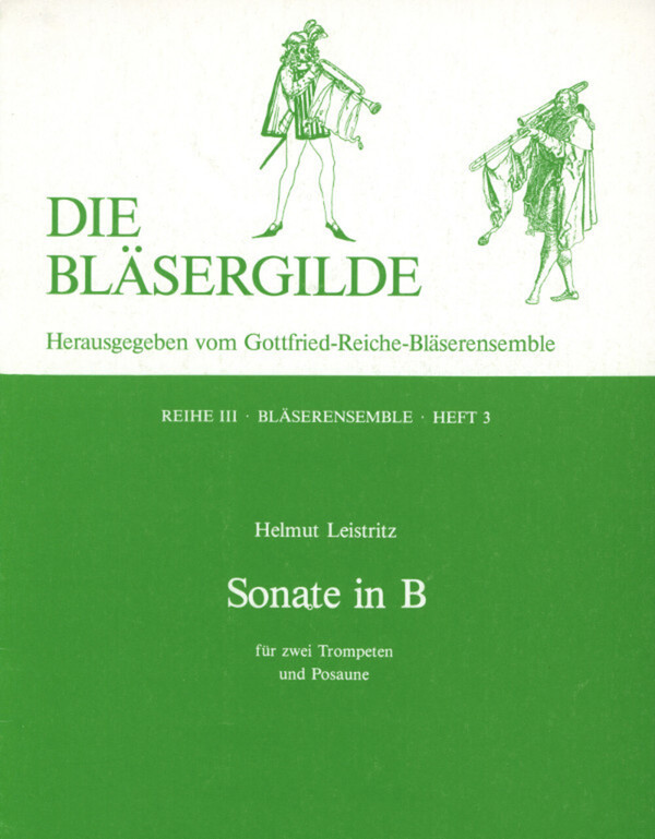 Sonate in B fr 2 Trompeten + Posaune<br>Spielpartitur