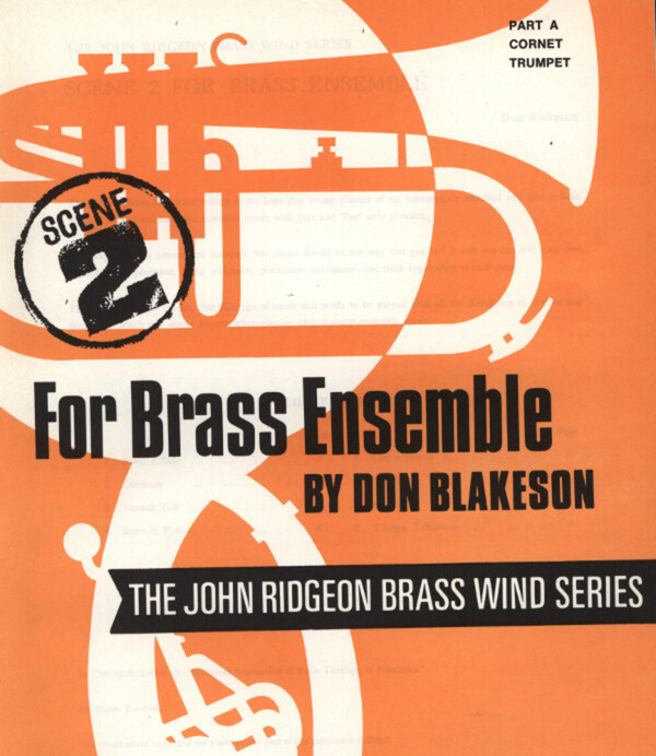 Scene 2 for Brass Ensemble - Part A: Trompete in B<br>fr Brass Quintet