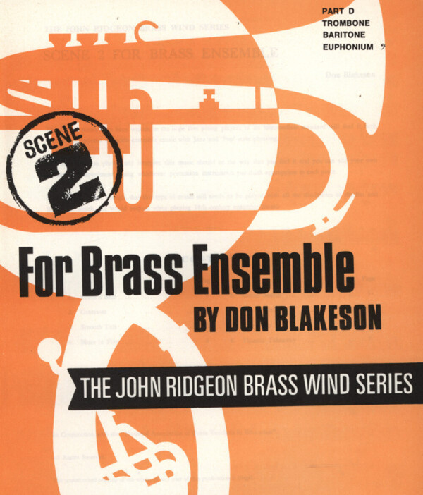 Scene 2 for Brass Ensemble - Part D: Posaune im Baschlssel<br>fr Brass Quintet