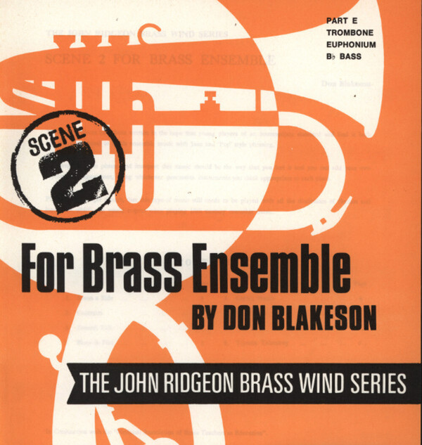 Scene 2 for Brass Ensemble - Part E: B-Bass im Violinschlssel<br>fr Brass Quintet