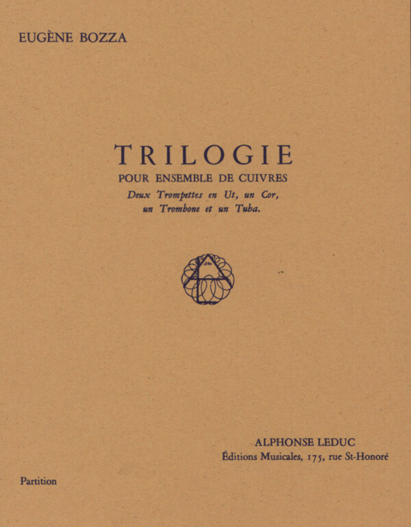 Trilogie - Partitur<br>fr Brass Quintet