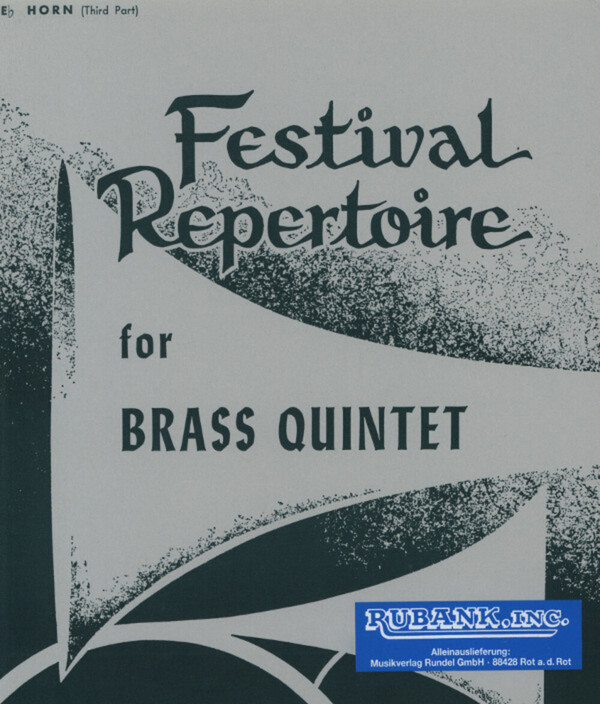 for Brass Quintet<br>3. Stimme (Horn in Es)