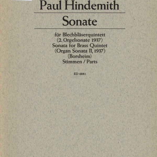 Sonate - Stimmen<br>fr Brass Quintet