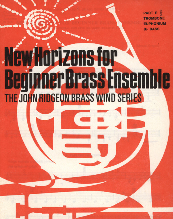 New Horizons for Beginners Brass Ens.--Part E (B-Bass im Violinschl.)<br>fr Brass Quintet