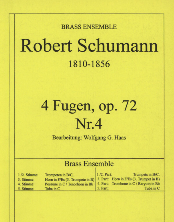 4 Fugen op.72 Nr. 4<br>fr Brass Quintet