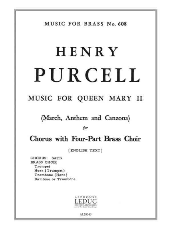 Funeral Music for Queen Mary II<br>Partitur + Stimmen