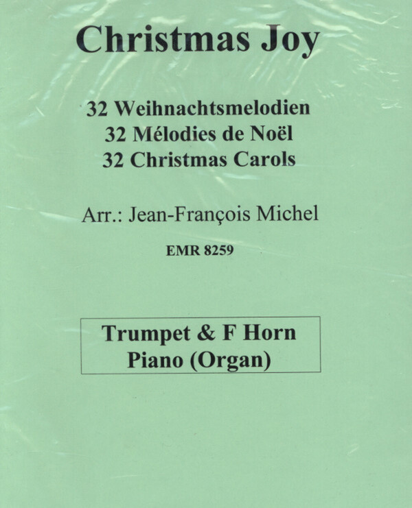 32 Weihnachtsmelodien<br>fr Trompete, Horn (in F) + Klavier (Orgel)
