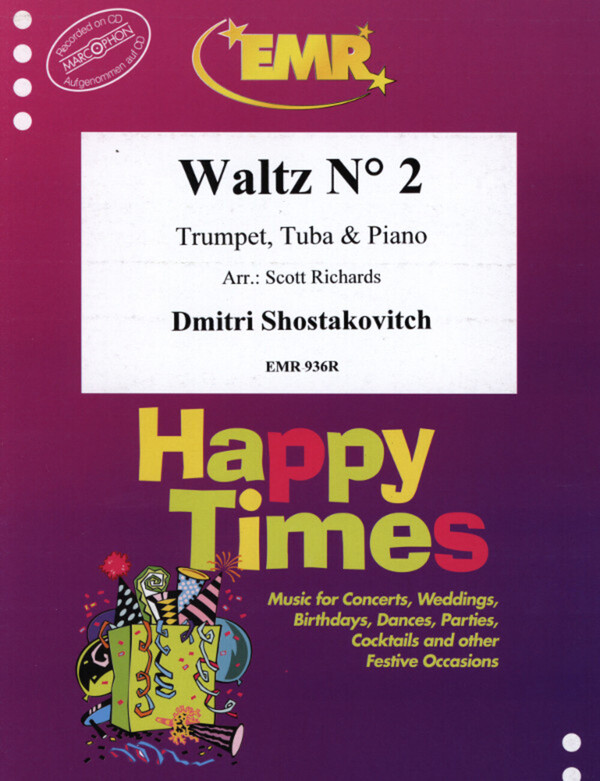 Walzer Nr.2<br>fr Trompete (in B/C), Tuba (in C/Es) + Klavier
