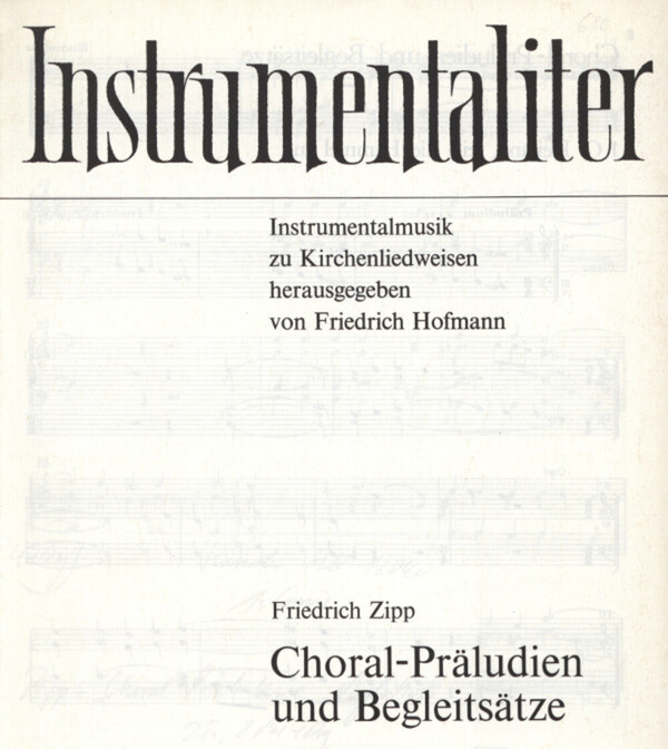Choral-Prludien und Begleitstze - Blserpartitur<br>fr 2 Trompeten, 2 Posaunen + Orgel