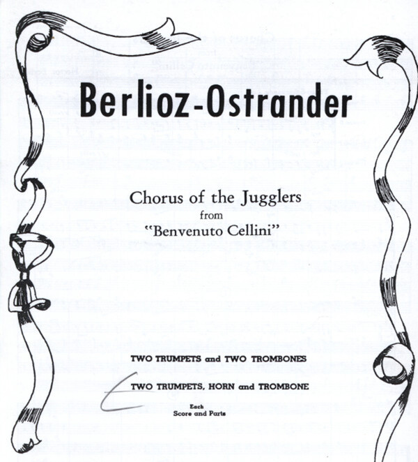 Chor der Schmuggler<br>fr 2 Trompeten, Horn + Posaune