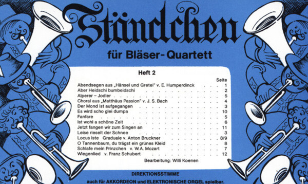 Stndchen Heft 2 - Partitur<br>fr Brass Quartet