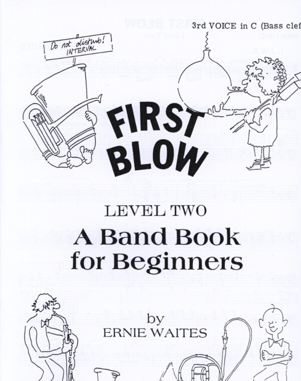 First Blow, Level Two - 3. Stimme in C im Ba�schl�ssel<br>f�r Brass Quartet