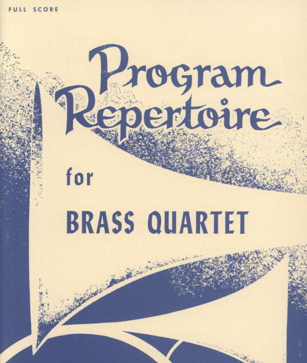 Programm-Repertoire - Partitur<br>fr 2 Trompeten in B, Horn in F, Posaune+  Posaune (Tenorhorn)