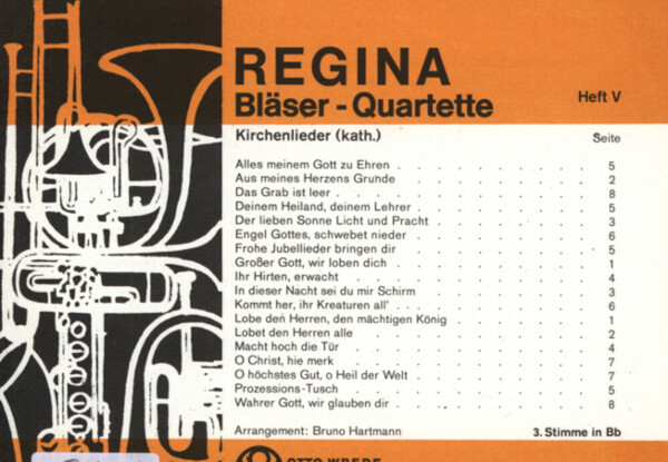 Regina Blser-Quartette Heft 5 - 3. Stimme in B (Tenorhorn)<br>fr Blserquartett