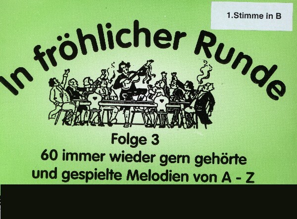 In Frhlicher Runde Folge 3 - Flte in C<br>fr Blserquartett (oder Blserquintett) + Schlagzeug