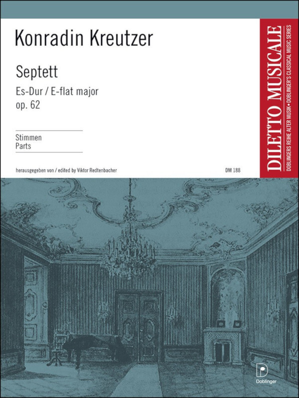 Septett Es-Dur op. 62 - Stimmen<br>fr Klarinette, Horn, Fagott, Violine, Viola, Violoncello + Kontrabass