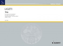 Trio - Faksimile, Spielpartitur (berformat)<br>fr Violine, Horn + Klavier