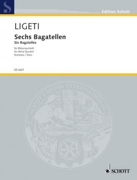 Sechs Bagatellen - Stimmen<br>fr Blserquintett (Flte, Oboe, Klarinette, Horn + Fagott)