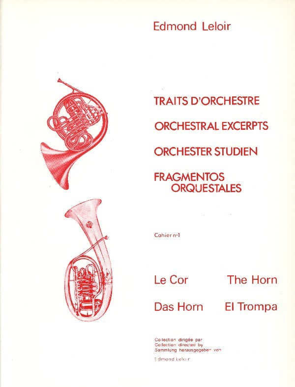 Traits d'orchestre (Orchesterstudien) Band 1<br>fr Horn