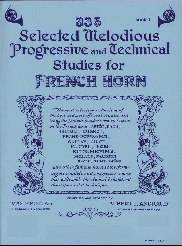 335 Selected Melodious Progressive & Technical Studies<br>f�r Horn