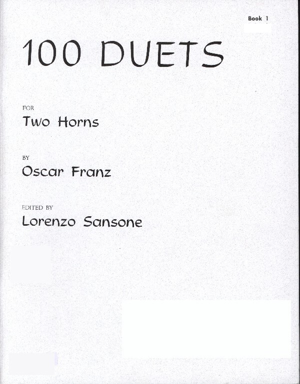 100 Duets Band 1<br>fr 2 Hrner