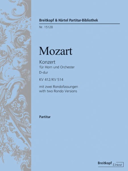 Konzert Nr.1 D-Dur KV 412 (386b) - Violoncello/Kontrabass<br>f�r Solo-Horn, 2 Oboen, 2 Fagotte + Streicher