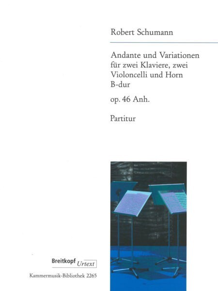 Andante und Variationen op. 46 Anh fr 2 Violoncelli, Horn + 2 Klavier<br>Stimmensatz 2 Vc, Hrn