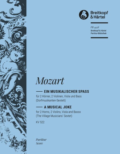 Ein musikalischer Spa F-Dur KV 522 - Violine 1<br>fr 2 Hrner in F, 2 Violinen, Viola + Kontraba