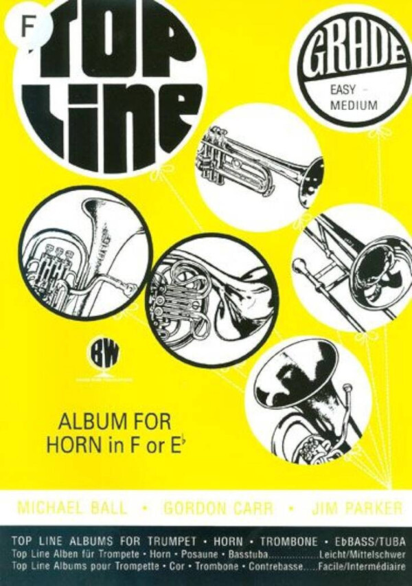 Top Line Album<br>Horn in F + Klavier (piano)