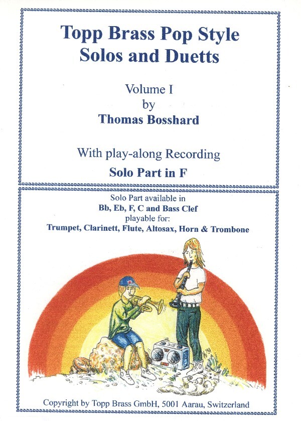 Topp Brass Pop Style Solos and Duets Band 1 (Vol. 1)<br>1-2 Hrner solo + Mitspiel-CD (1-2 solo horns + play-along CD)