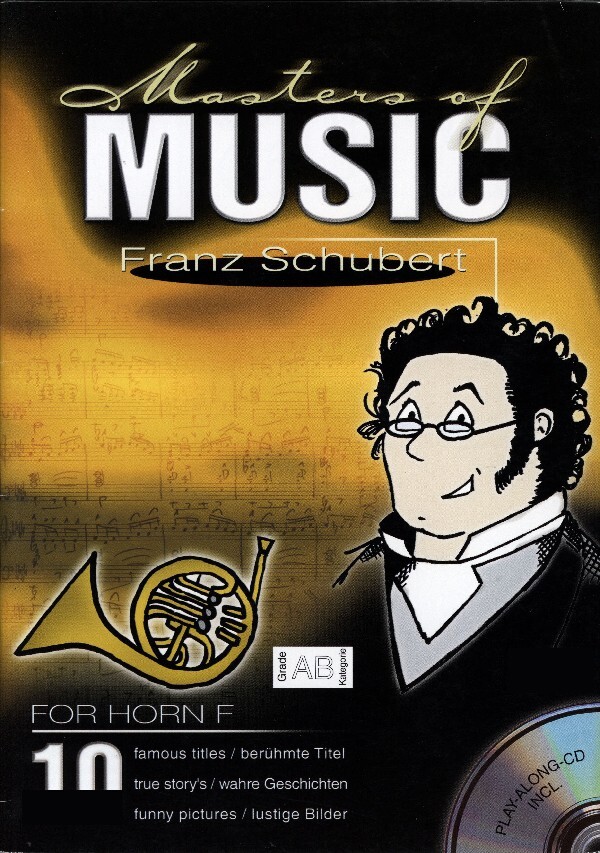 Masters Of Music - Schubert<br>Horn solo + Mitspiel-CD (play-along CD)