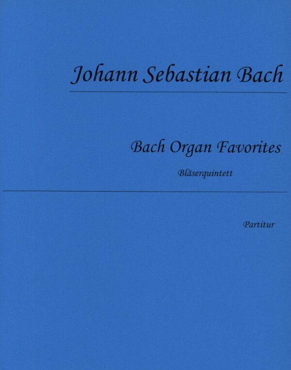 Bach Organ Favorites<br>Partitur