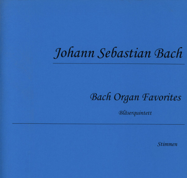 Bach Organ Favorites<br>Stimmen