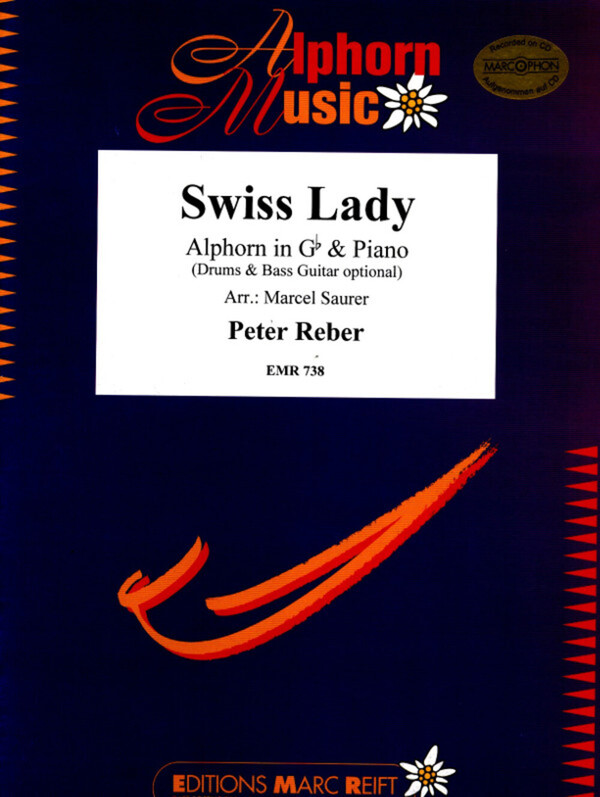 Swiss Lady<br>fr Alphorn in Ges + Klavier (mit Bass + Schlagzeug ad lib.)