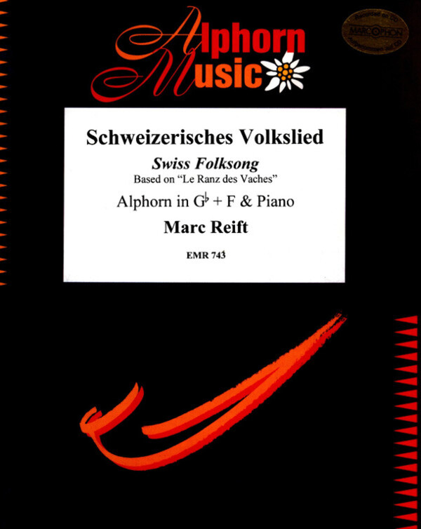 Schweizerisches Volkslied<br>fr Alphorn in Ges/F + Klavier