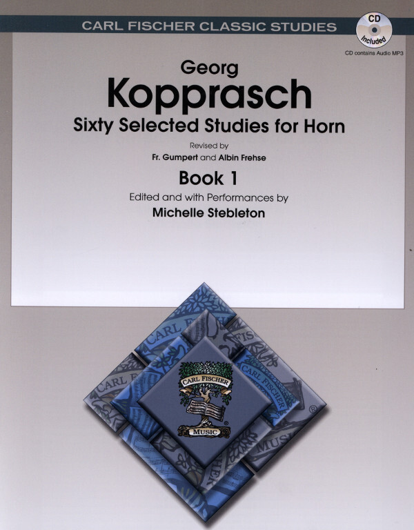 Sixty selected Studies for French Horn - Book 1 (mit Demo-CD)<br>fr Horn