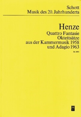 Quattro Fantasie - Studienpartitur<br>fr Blsertrio + Streichquintett