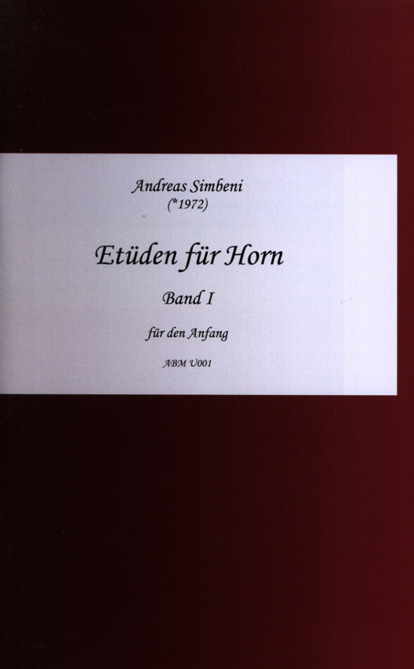 Etden fr Horn Band 1<br>fr Horn