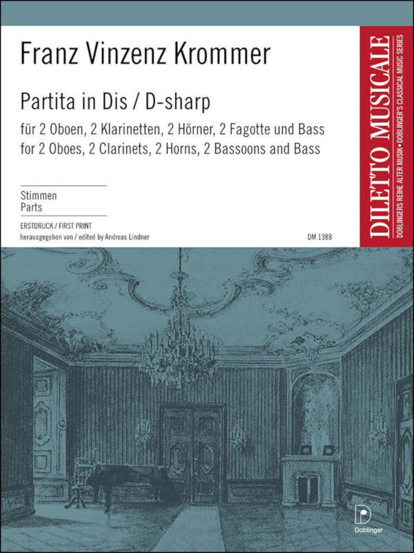 Partita in Dis - Stimmen<br>fr 2 Oboen, 2 Klarinetten, 2 Hrner, 2 Fagotte + Bass