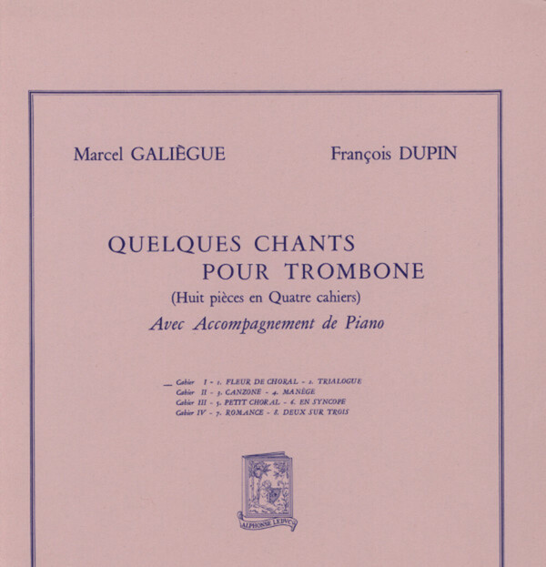 Quelques Chants Band I<br>fr Posaune + Klavier
