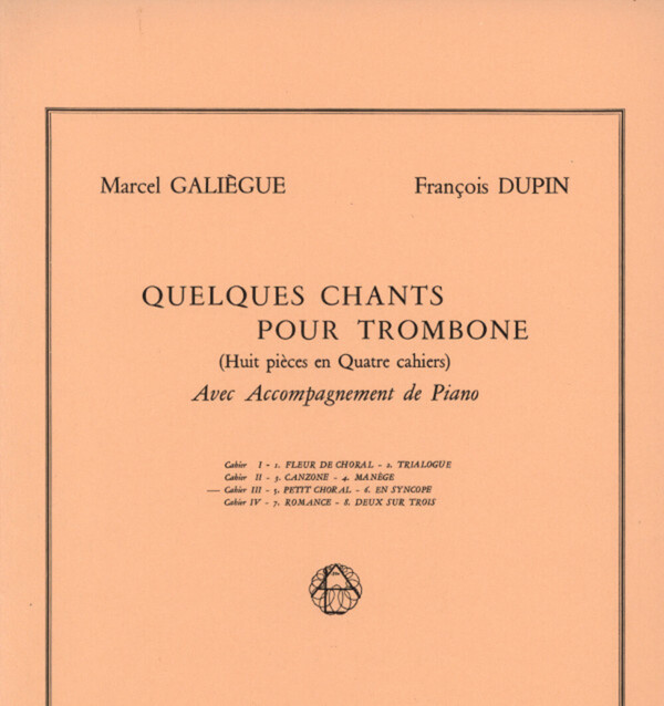 Quelques Chants Band III<br>fr Posaune + Klavier