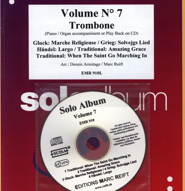 Solo Album Band 7<br>fr Posaune + Klavier (Orgel) + Mitspiel-CD