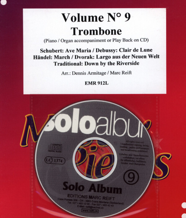 Solo Album Band 9<br>fr Posaune + Klavier (Orgel) + Mitspiel-CD