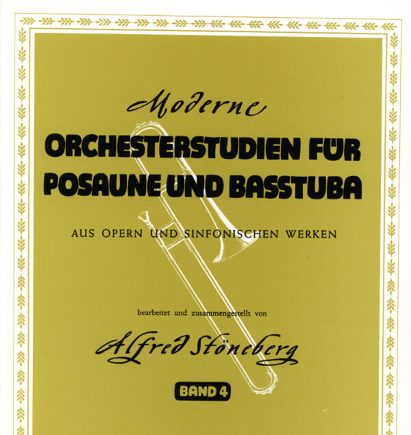 Orchesterstudien Band 4<br>fr Posaune und Basstuba