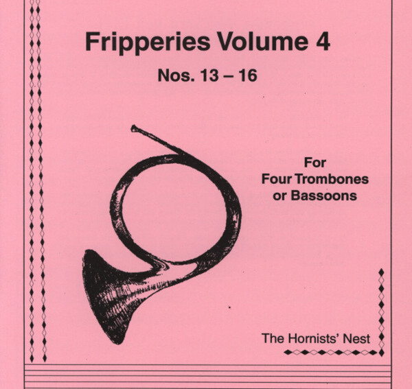 Fripperies Vol.4 - Nr.13-16<br>fr 4 Posaunen