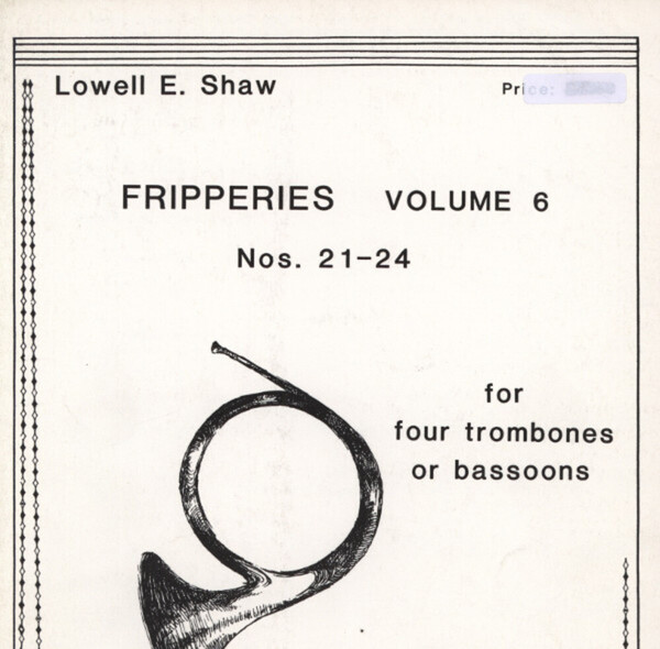 Fripperies Vol.6 - Nr.21-24<br>fr 4 Posaunen