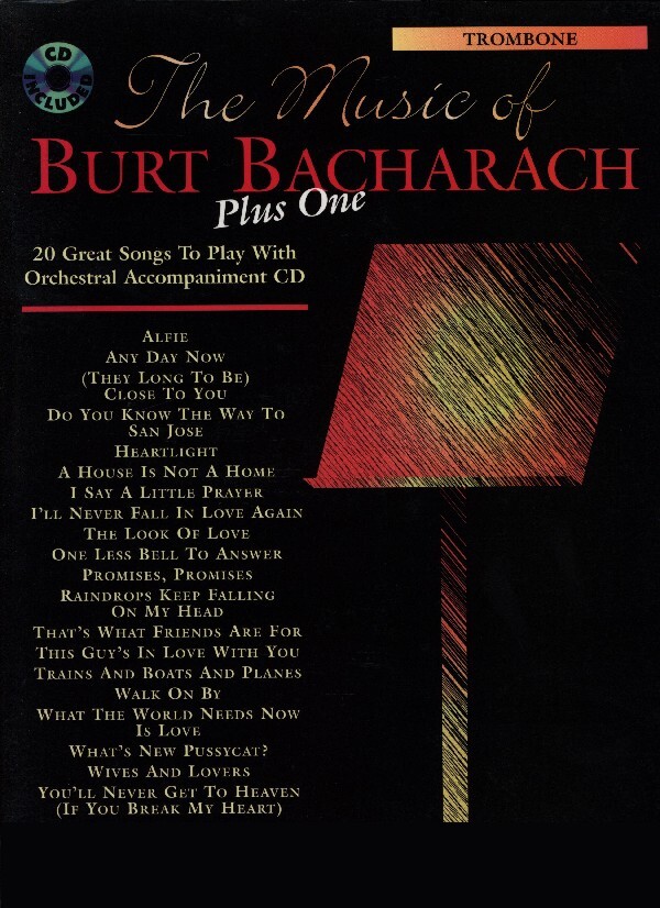 The Music of Burt Bacharach - NUR Klavierstimme<br>fr Posaune + Klavier + Mitspiel-CD